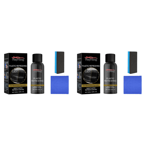 Agente Revestimiento Refrescante Plástico 50ml Restaurador para Interior Coche A Prueba Polvo