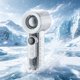 thumbnail image 1 of High-Speed Digital Display Handheld Fan USB Rechargeable Powerful Wind Small Fan Portable Desktop Fan For Home Office Outdoor, 1 of 6