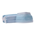 thumbnail image 2 of Boardwalk MS2000 Three-ply General Use Face Mask, Blue, 50/box, 40 Boxes/carton, 2 of 8