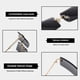 thumbnail image 4 of Gafas de sol rectangulares sin montura para mujeres y hombres, gafas ultralivianas con montura de metal, gafas cuadradas de moda con protección UV400, unisex, 4 of 4