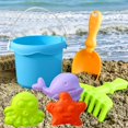 thumbnail image 2 of 8s/set Children's Beach Toys For Digging Sand Playing Water Outdoor Beach Activities, 2 of 8