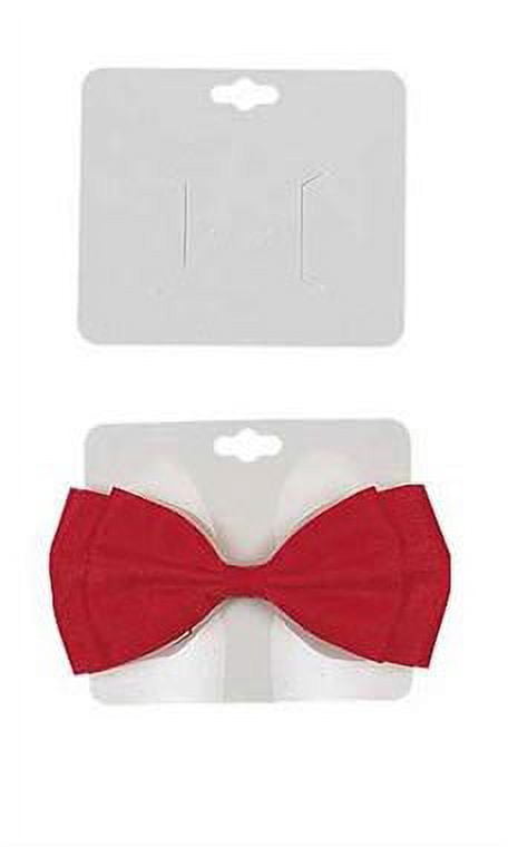 SSWBasics White Barrette Cards - Pack of 1000 - White Hair Clip Display Cards - Pack of 1000 Hair Bow Display Cards - Hair Accessory Holder - Barrette Card - Bow Display Hair Clip Card