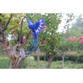 thumbnail image 3 of Adornos artesanales de pájaros de plumas artificiales de Navidad de cola larga para árbol de Navidad, color azul Blue Tail, 3 of 7
