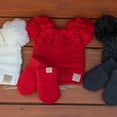 thumbnail image 4 of CC Baby Pom Pom Beanie and Mittens Set, 4 of 4