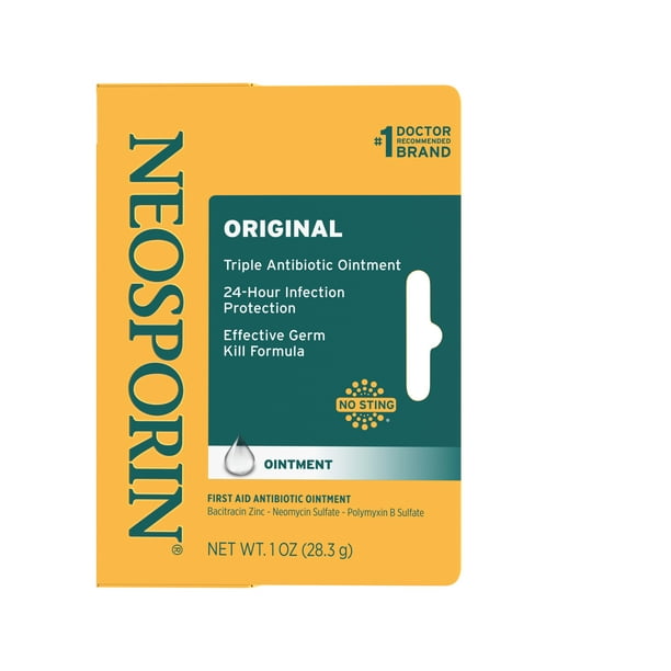 Neosporin Original First Aid Antibiotic Bacitracin Ointment, 1 oz