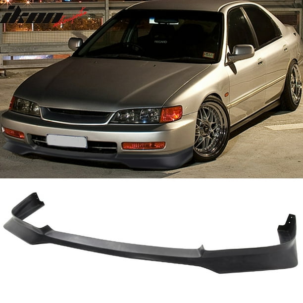Compatible With 96 97 Honda Accord Evo Style Front Bumper Lip Spoiler Pu Walmart Com Walmart Com