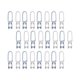 thumbnail image 2 of 24 mini pinzas de plástico para cambiarse de ropa, prácticas pinzas para colgar toallas., 2 of 6