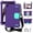 Purple + Mint Green, variant on Galaxy Tab A 8.0 2019 Case T290 T295, Rugged Heavy Duty Shockproof Rotating Kickstand Protective Cover for Galaxy Tab A 8.0 Inch 2019 Without S Pen Model SM-T290,Green