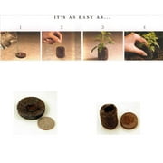 100 Count- Jiffy 36 MM Peat Soil Pellets