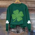 thumbnail image 2 of Clothing! Yajing Sweatshirt for Women St Patricks Day Shirt Women Lucky Shamrock St Patrick Sweatshirts Crewneck Oversized Long Sleeve Shirts Xl Green, 2 of 6