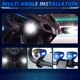 thumbnail image 4 of 2pcs Faros Auxiliares Lupa 18000lm Para Auto Moto Con Estrob, 4 of 8