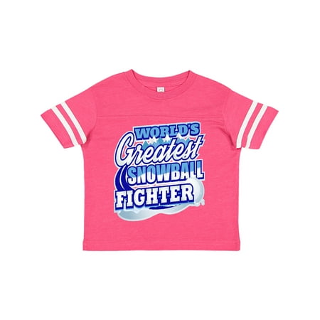 

Inktastic Snowball Fighter Snow Day Gift Toddler Boy or Toddler Girl T-Shirt