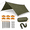 12x10 Od Green-12X10 Feet, variant on 12x10 Black 12X10 Feet Lightweight Waterproof Camping Tarp Rain Fly