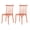 Salmon, variant on Strata Furniture Tiras Polypropylene Outdoor Dining Chair in Mint (Set of 2)