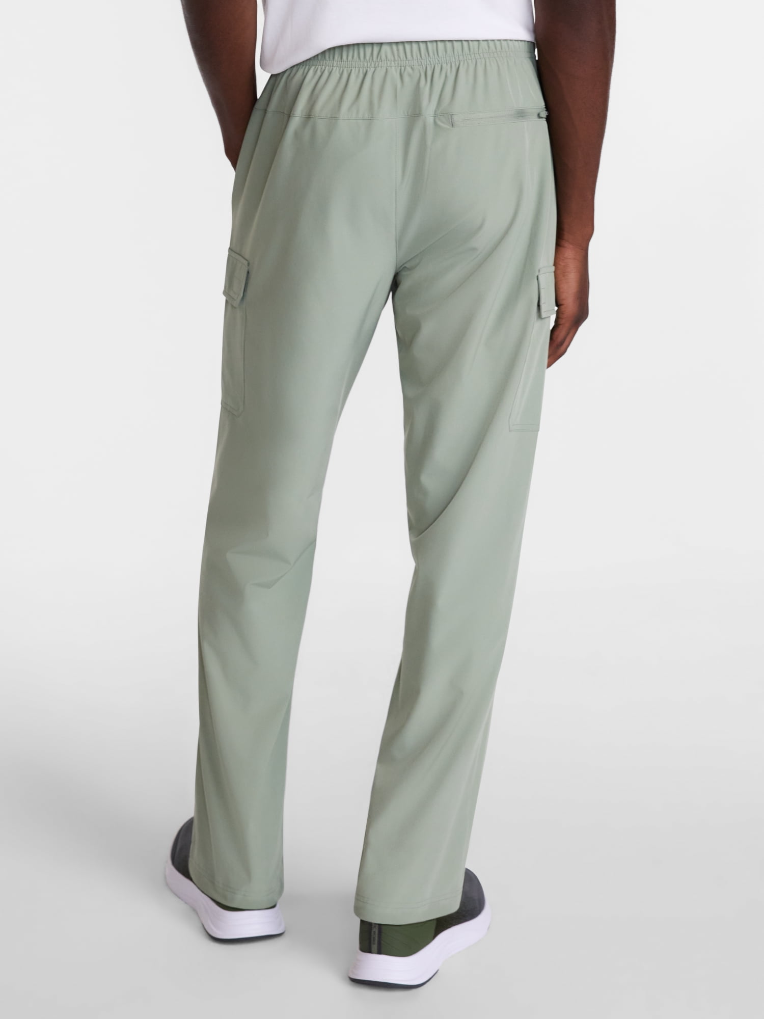 Athletic Works Woven Cargo Open Hem Active Pants, Men's Sizes S-4XLT
