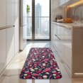 thumbnail image 4 of Dark Blue Christmas Pattern Kitchen Rug Mat,Kitchen Runner Rugs Non Skid Washable,Decorative Kitchen Floor Mats for Kitchen,Sink,Laundry,17"x47.2", 4 of 7