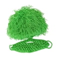 thumbnail image 2 of Gorros con barba de punto, vestido elegante, cómodo accesorio de máscara de esquí, gorro cálido, gorro de punto para adulto verde, 2 of 8