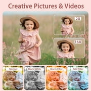 Digital Camera FHD 1080P 44MP for Vlogging with Anti Shake 16X Zoom,Small for Children Teens Seniors