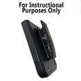 thumbnail image 5 of Compatible Case for Motorola RAZR 2026/ 2025/ 2024, Hard Cover & Belt Clip Case (Black-grey), 5 of 7