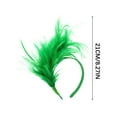 thumbnail image 3 of Diadema Elástica de Plumas de Colores, Estilo Retro, Accesorio para El Cabello de Carnaval para Mujeres y Niñas | Postizo Ligero y Ajustable para Fiestas, Bodas, Festivales, Cumpleaños y Eventos Fest, 3 of 3