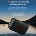 thumbnail image 2 of ZEALOT S85 Haut-Parleur Bluetooth 5.3 Camouflage Portable avec Puissance de 50W, Caisson de Basses de 40W pour Basses Profondes, Éclairage RVB, Modes d'Égalisation Réglables (Normal/Bass/Vocal), Batterie de 8000mAh, Étanchéité IPX6, Double Appareil, 2 of 7