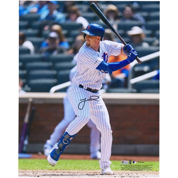 Jeff McNeil New York Mets Autographed 16" x 20" Hitting Photograph - Fanatics Authentic Certified