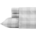 thumbnail image 2 of - Queen Sheets, Cotton Flannel Bedding Set, Brushed For Extra Softness, Cozy Home Decor (Lakehouse Plaid, Queen), 2 of 9
