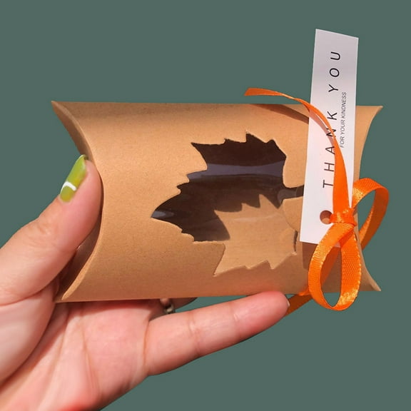 ADDHAT Fall Party Candy Treat Boxes Paper 20Pcs 5.1x1.8x1.5in