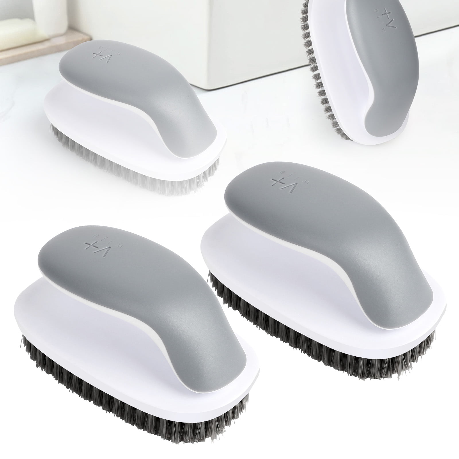 2PCS Plastic Laundry Brush, EEEkit Household Clothes Scrub Brush, Shoes