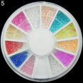 thumbnail image 2 of Jiaroswwei Colorful Shiny Nail Art Decoration Wheel Colorful Star DIY Manicure Accessory, 2 of 8
