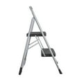 thumbnail image 2 of Cosco 2-step Big Step, Steel Step Stool With Rubber Hand Grip, 8 Ft. 2 In Max Reach, Ansi Type 3, 200 Lb. Weight Capacity (silver/black), 2 of 2