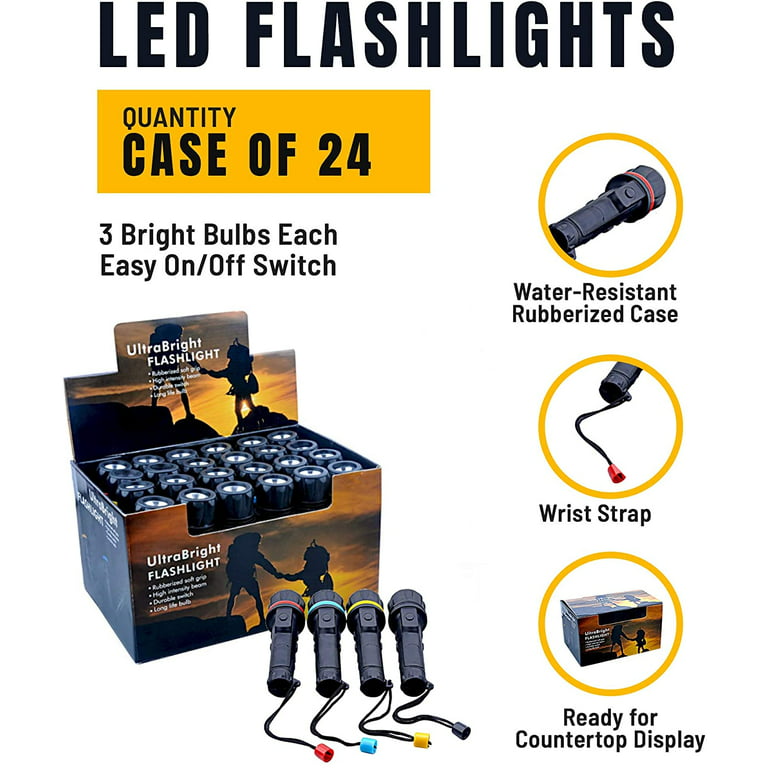 G & F Products 360 LED Lanterns Flashlights, Long-Lasting, 2 Pack
