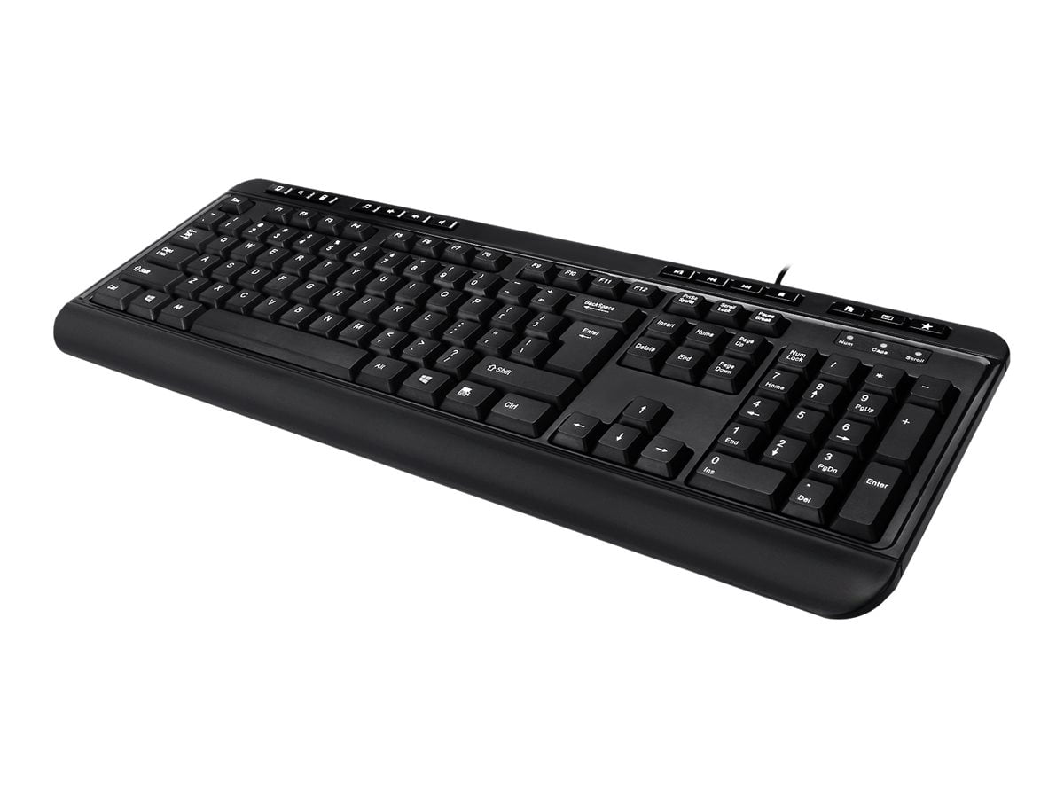 Adesso EasyTouch 132 - Multimedia Desktop Keyboard with 3-Port USB Hub