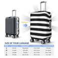 thumbnail image 6 of Bixox Washable Black And White Stripes Printed Luggage Cover, Fashion Suitcase Protector Fits for X-Large luggage, 6 of 8