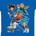 thumbnail image 2 of Dragon Ball Z Super Saiyan Characters Youth Royal Blue Short Sleeve Tee-XL, 2 of 4