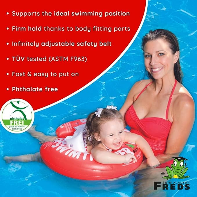 Vruchtbaar morfine oosten FREDS SWIM ACADEMY SWIMTRAINER Pool Float Ring 3 Months to 4 Years - Help  to Learn Swimming Safely - Elevate Your Swim Game with Swim Trainer Swim  Floatie (Red) - Walmart.com