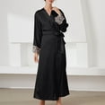 thumbnail image 2 of yievot Long Soft Lightweight Silky Kimonos Robes for Women, Luxury Womens Kimono Robe, 2 of 5