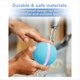 thumbnail image 2 of Juguetes Interactivos Inteligentes para Perros, Pelotas, Pelota Eléctrica Inteligente, Pelota Rodante para Cachorros, Perros Pequeños y Medianos, Azul + Naranja, 2 of 5
