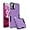 Black/Purple, variant on Revvl 6 Pro Case, Revvl 6X Pro Case, with Glass Screen Protector, Dust-Proof Port Cover, Full Body Rubber Protection Phone Case for T-Mobile Revvl 6/6x Pro 5G, Pink/Purple