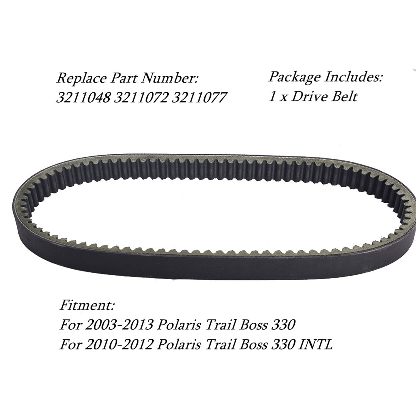 LABLT Drive Belt 3211048 3211072 3211077 Replacement for Polaris ATV Trail Boss 330 2003-2013