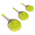 thumbnail image 3 of Embudo Plegable De Silicona, Juego De 3, Embudos Plegables De Silicona, Accesorios De Utensilios De Cocina Para Transferencia De Líquidos De Botellas De Agua, 3 of 14