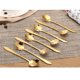 thumbnail image 3 of Cucharas De Expreso, De Cucharas De 8 Piezas Cucharas de material acero Inoxidable Cucharas De Postre Cucharas De Aperitivo Para dorado perfecl Cuchara de té de café, 3 of 8