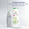 thumbnail image 3 of Dove Limpiador corporal refrescante de pepino y té verde, 20 oz, 3 of 3