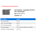 thumbnail image 2 of A/C Condenser - Compatible with 2018 - 2021 Jeep Wrangler 2019 2020, 2 of 2