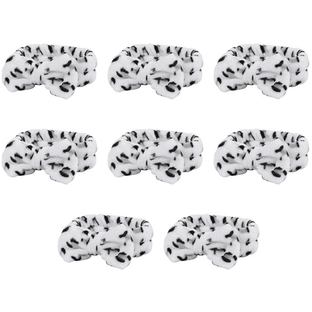 Mujeres moda encantadora suave Carol Fleece Bowknot arco maquillaje cosmético ducha banda elástica para el cabello Hairlace diadema MFZFUKR CPB-DE-LYY760-1