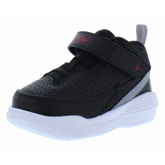 Nike Jordan Max Aura 5 Infant/Toddler Shoes Size 4, Color: Black/University Red/White