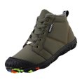 thumbnail image 2 of Gymnture winter Kids Outdoor Cotton-padded Shoes Winter Warm Boots Wear-resistant Camouflage Sole Snow Boots (Green 38), 2 of 10