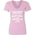 thumbnail image 3 of Inktastic Kentucky is Awesome Since 1792 Women's V-Neck T-Shirt, 3 of 5