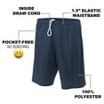 thumbnail image 4 of Harry Potter Hogwarts Arch Mens Lined Mesh Shorts, Navy, Large, 4 of 6