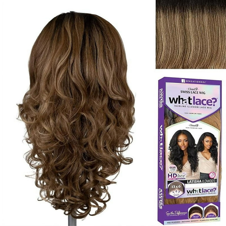 Sensationnel What lace 13x6 Wigs - latisha lacefrontal hand  display picture 2